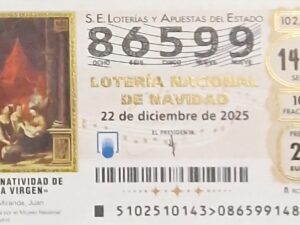 86599 Lotería Las Fuentes 2025 Colegio Informaticos